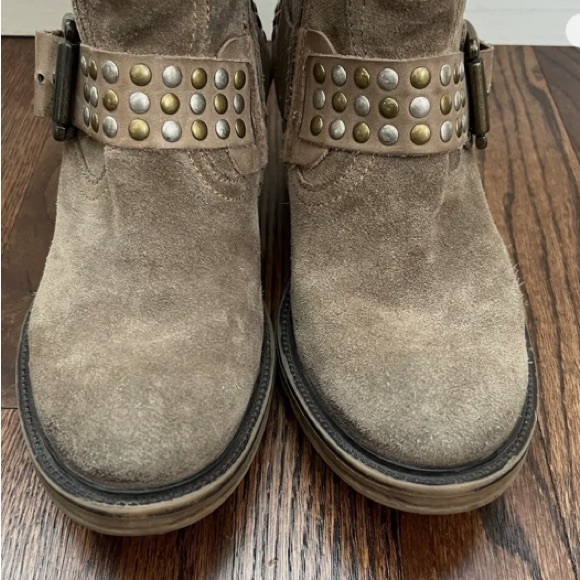 Josef Seibel Toni Studded Harness Suede Booties EU 40/10 - Picture 9 of 13